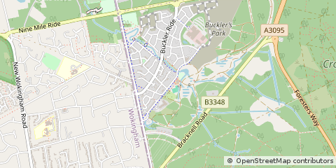 Map of Crowthorne
