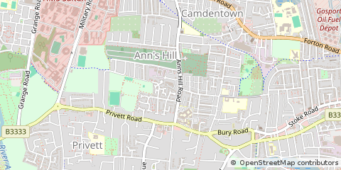 Map of Gosport, Hans