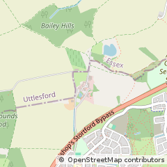 Map of Bishop's Stortford, Hertfordshire