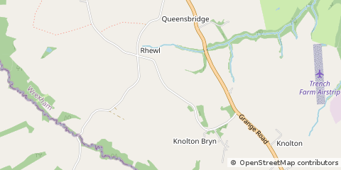Map of Wrexham