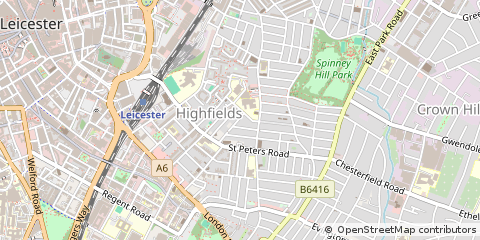 Map of Leicestershire