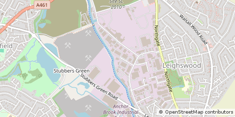 Map of Walsall