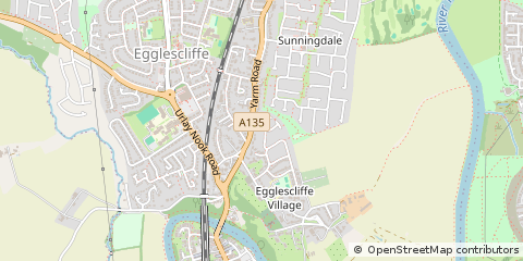 Map of Stockton-on-Tees