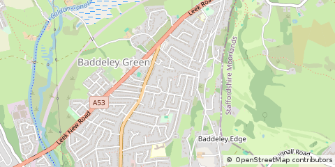Map of Stoke-on-Trent