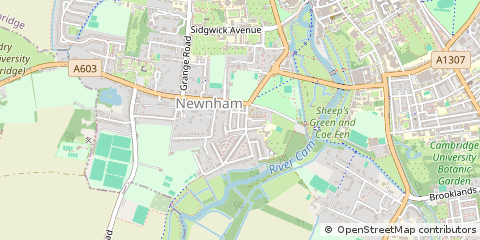 Map of Cambridge