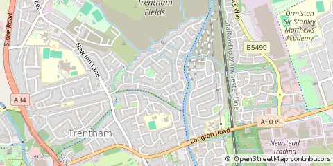 Map of Stoke-on-Trent