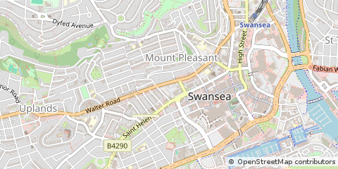 Map of Swansea