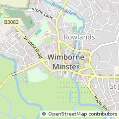 Map of Wimborne