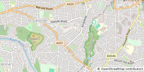 Map of Bristol