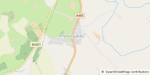 Map of Carmarthen