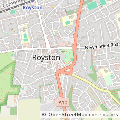 Map of Royston, Hertfordshire