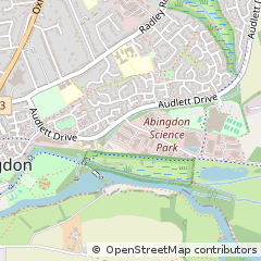 Map of Abingdon, Oxfordshire