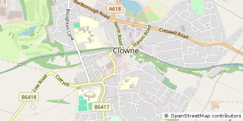 Map of Chesterfield