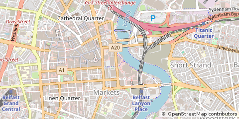 Map of Belfast