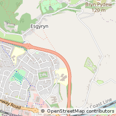 Map of Conwy, North Wales