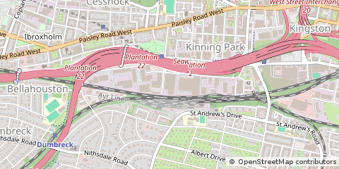 Map of Glasgow