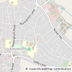 Map of Nottingham, Nottinghamshire