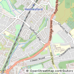 Map of Cannock, Staffordshire