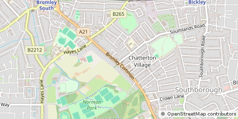 Map of Bromley