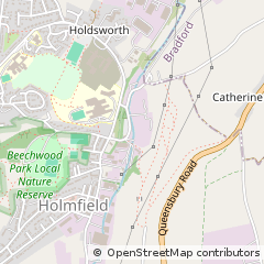 Map of Halifax, West Yorkshire