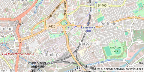Map of Bristol