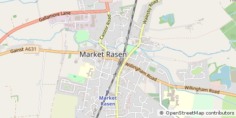 Map of Market Rasen