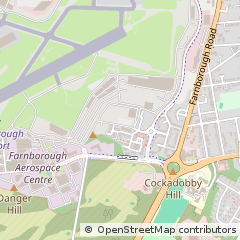 Map of Farnborough, Hampshire