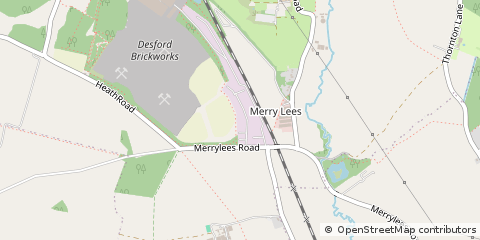 Map of Desford, Leicestershire