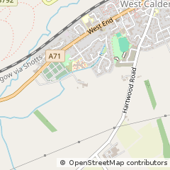 Map of West Calder