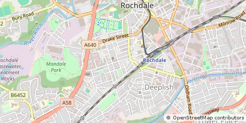 Map of Rochdale
