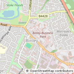 Map of Coventry, West Midlands