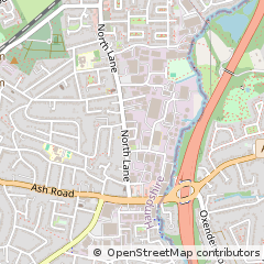 Map of Aldershot, Hampshire