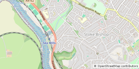 Map of Bristol, Avon