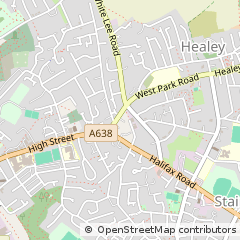 Map of Heckmondwike, West Yorkshire
