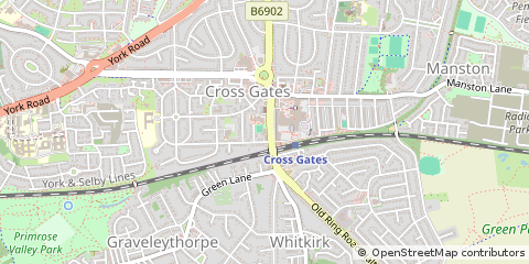 Map of Leeds