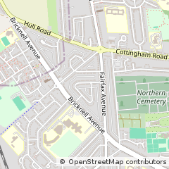 Map of Hull, East Riding of Yorkshire