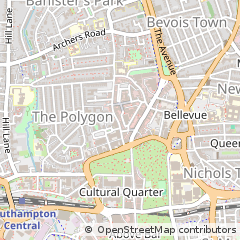 Map of Southampton