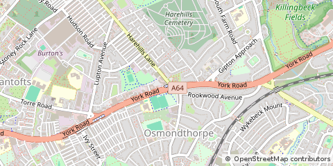 Map of Leeds