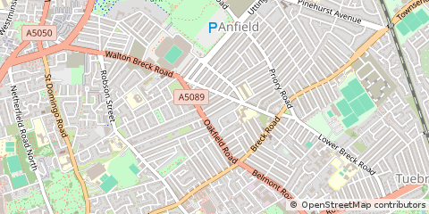 Map of Liverpool
