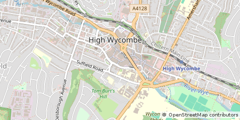 Map of High Wycombe