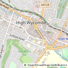 Map of High Wycombe