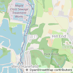 Map of Uxbridge