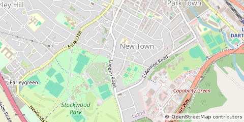 Map of Luton, Bedfordshire