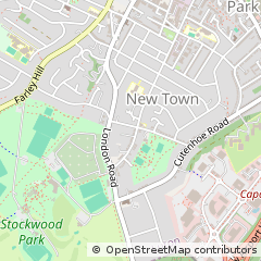Map of Luton, Bedfordshire