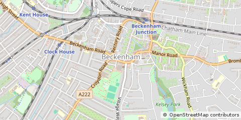 Map of Beckenham