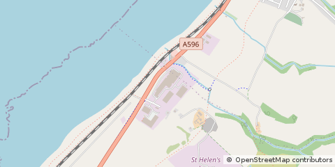 Map of Maryport, Cumbria