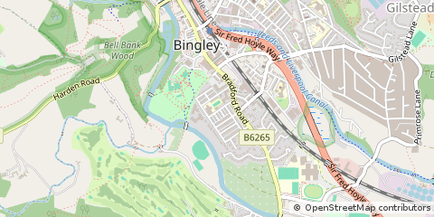 Map of Bingley