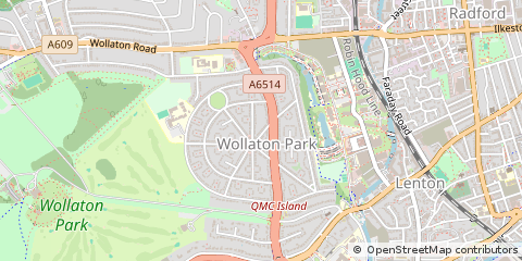 Map of Nottingham