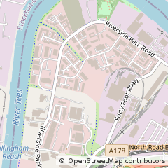 Map of Middlesbrough