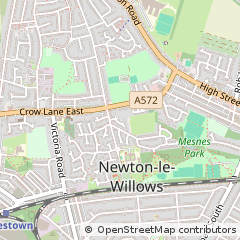 Map of Warrington